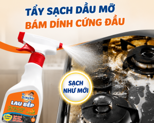 Dung Dịch Vệ Sinh Bếp - Tẩy Sạch Dầu Mỡ, Bám Dính Cứng Đầu