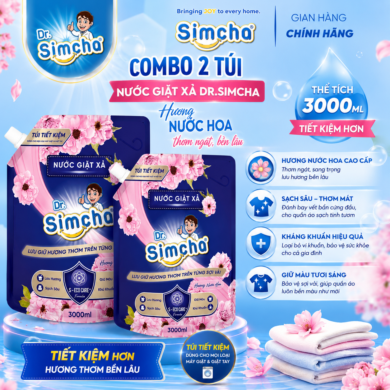 NƯỚC GIẶT TÚI DR.SIMCHA - PHÙ HỢP VỚI MỌI LOẠI VẢI 8 49712ce4 59e8 41f7 aa33 2ec981646f4f